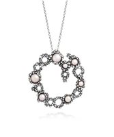 Pendente Giovanni Raspini Donna Blossom in Argento Perla 12487